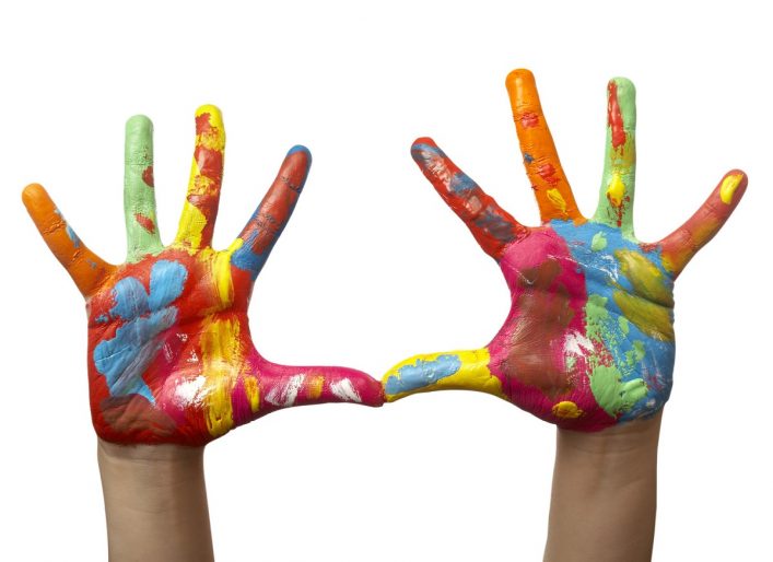 color hands